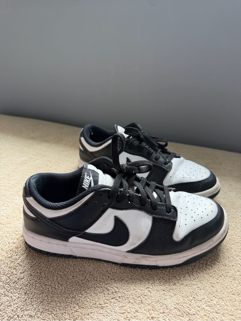 Nike Black/White Low Top Sneakers